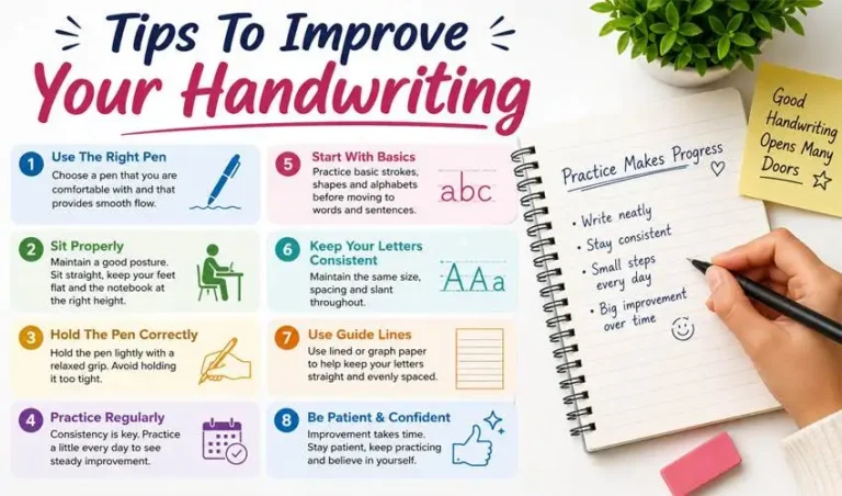 8 Tips To Improve Your Handwriting